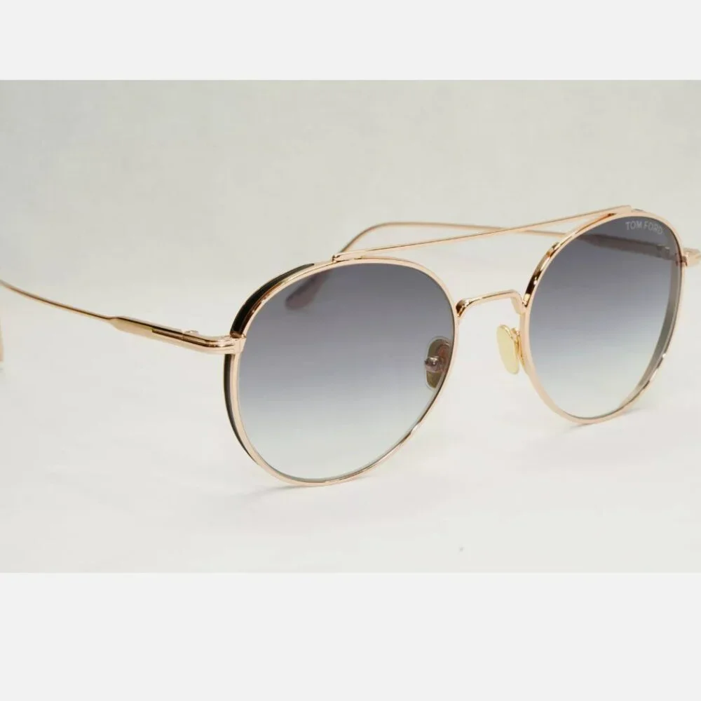 Tom Ford Round Metal Sunglasses